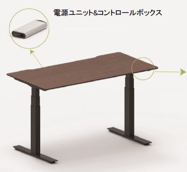 ネオ ELF01 電動昇降テーブルの図面
